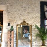 Old mirror Louis XV 145,5cm/77,5cm