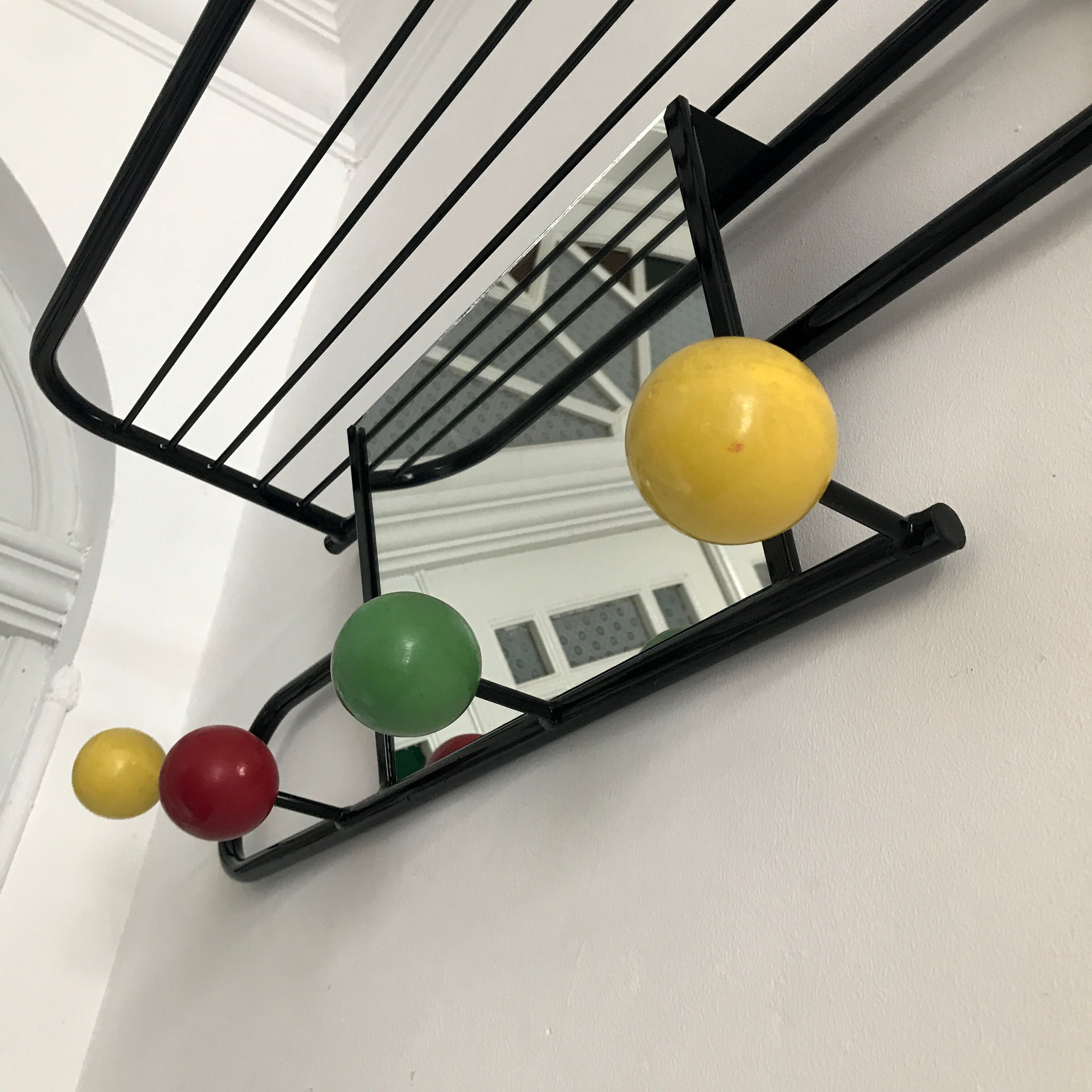 Coat rack vintage balls