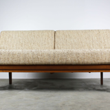 Antimott chairs - beige couch - brown by Wilhelm Knoll 1950s