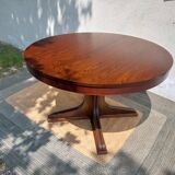 round table with central leg and extension, Baumann design