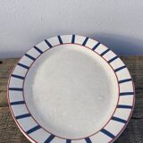 Traditional Basque oval ceramic dish
