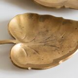 Empty old brass leaf bags