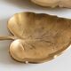 Empty old brass leaf bags