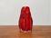 Thick glass vase with heavy bark, German mid-century by Ingrid Glas, Germany, 1960s.