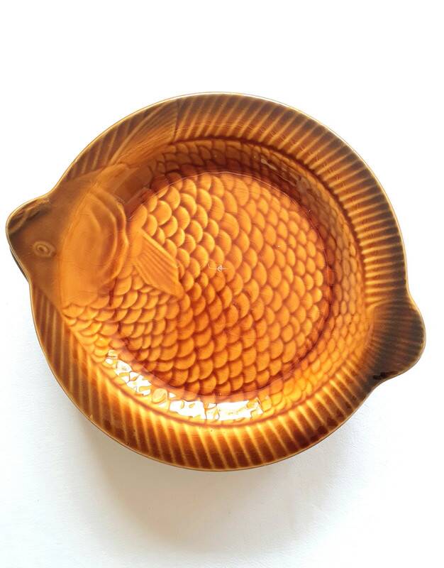 Sarreguemines fish plate