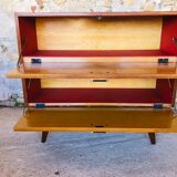 Storage furniture, double compartments, 50s/60s