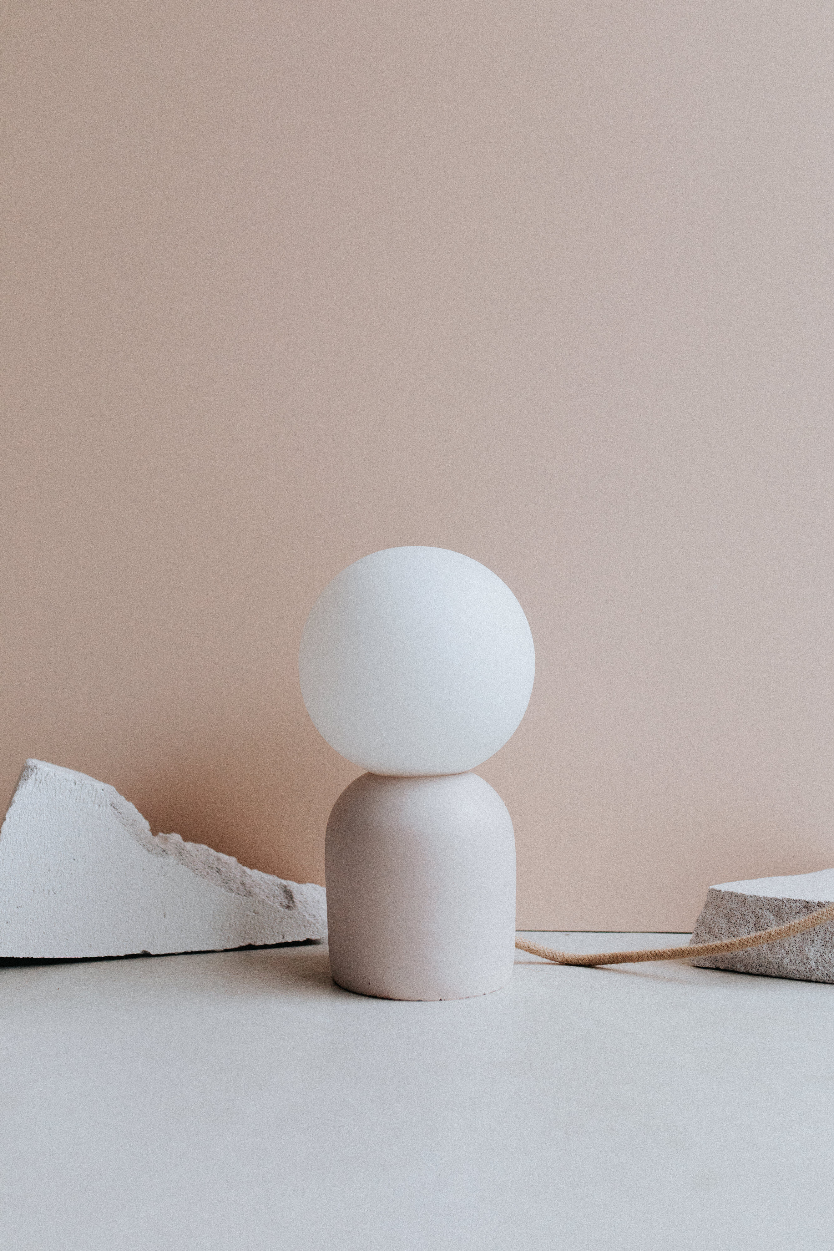 Lampe à poser Fat Dédée rosé