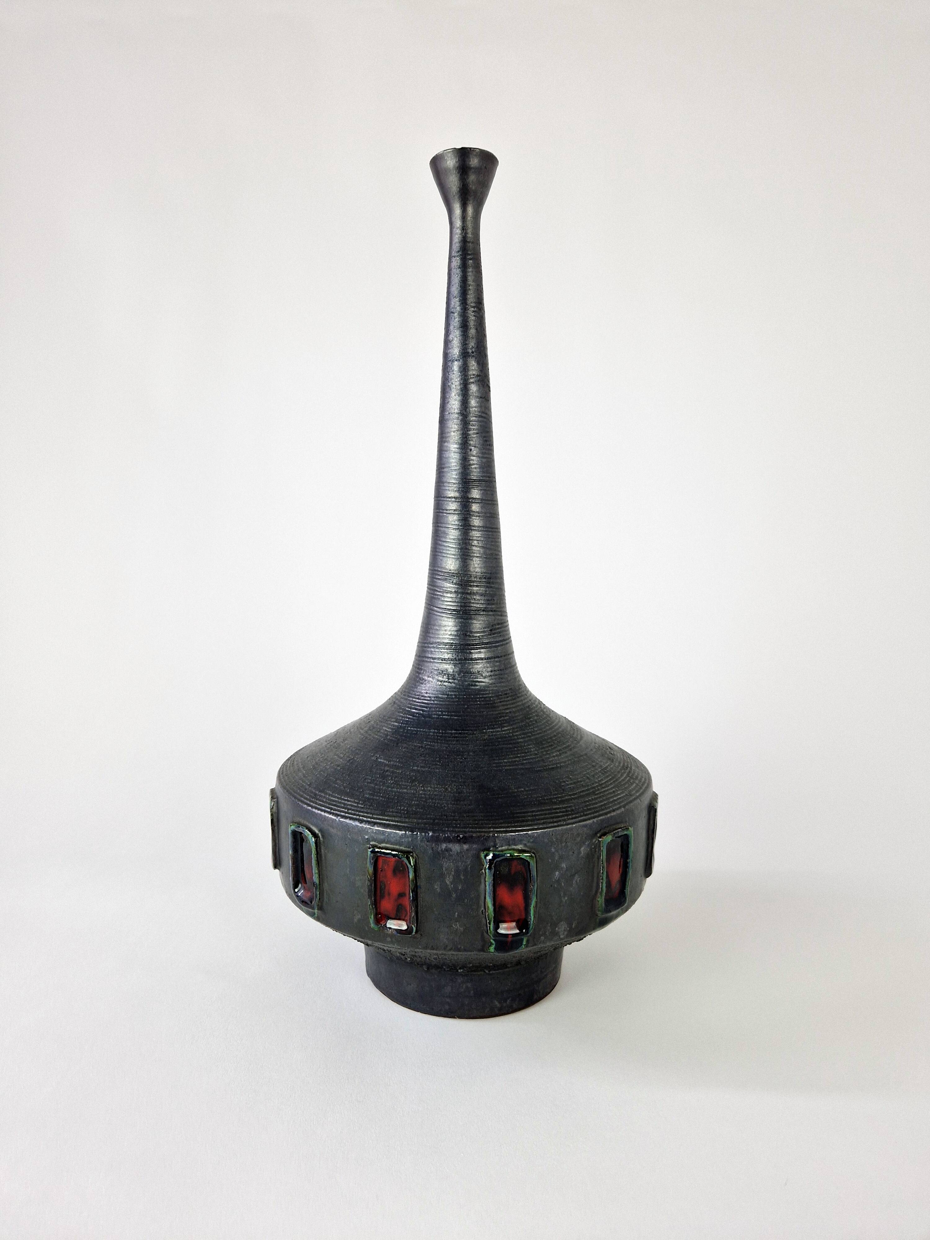 Vase keramar en céramique vintage 1960