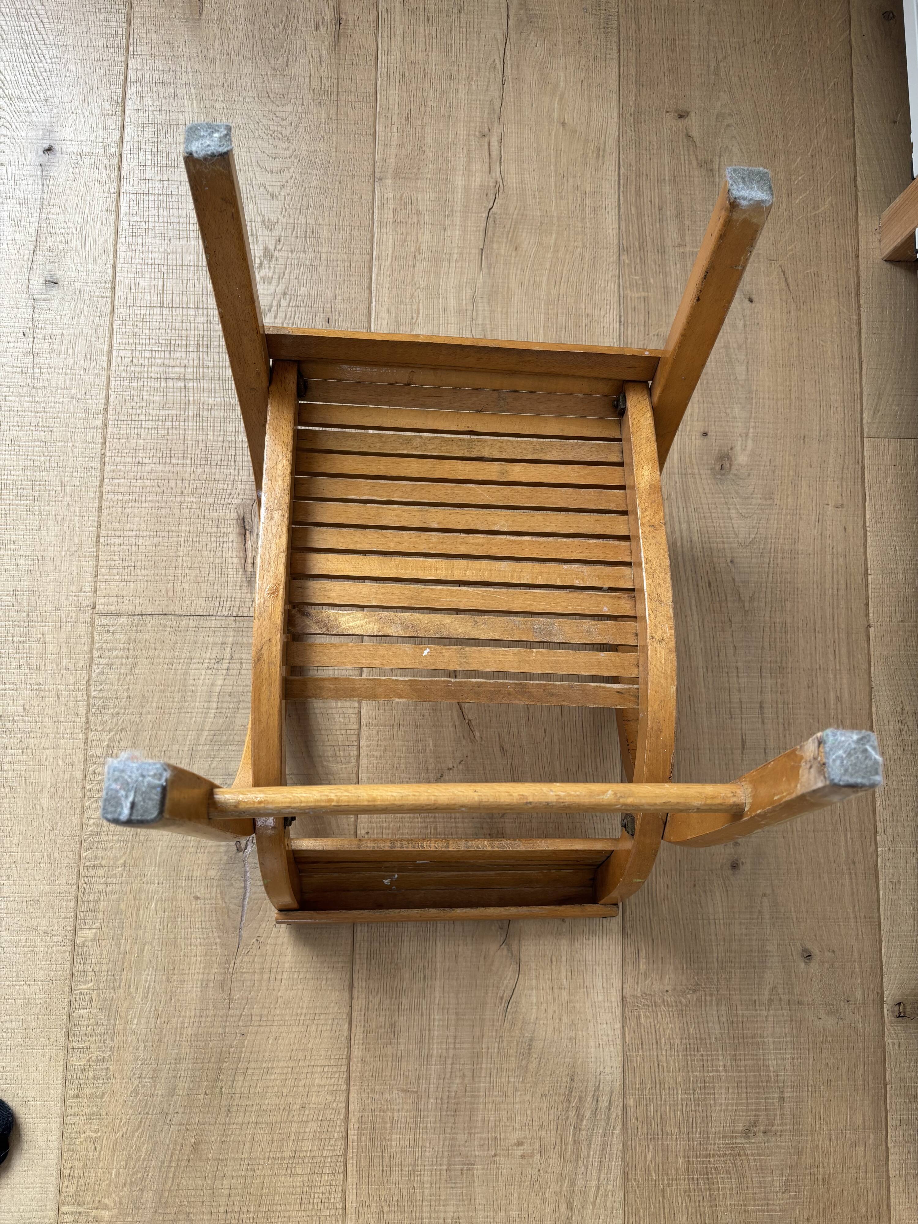 Wooden children's chair