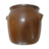 Pot à graisse ou pot à confit en grès
