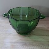 Vintage molded glass bowl