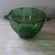 Vintage molded glass bowl
