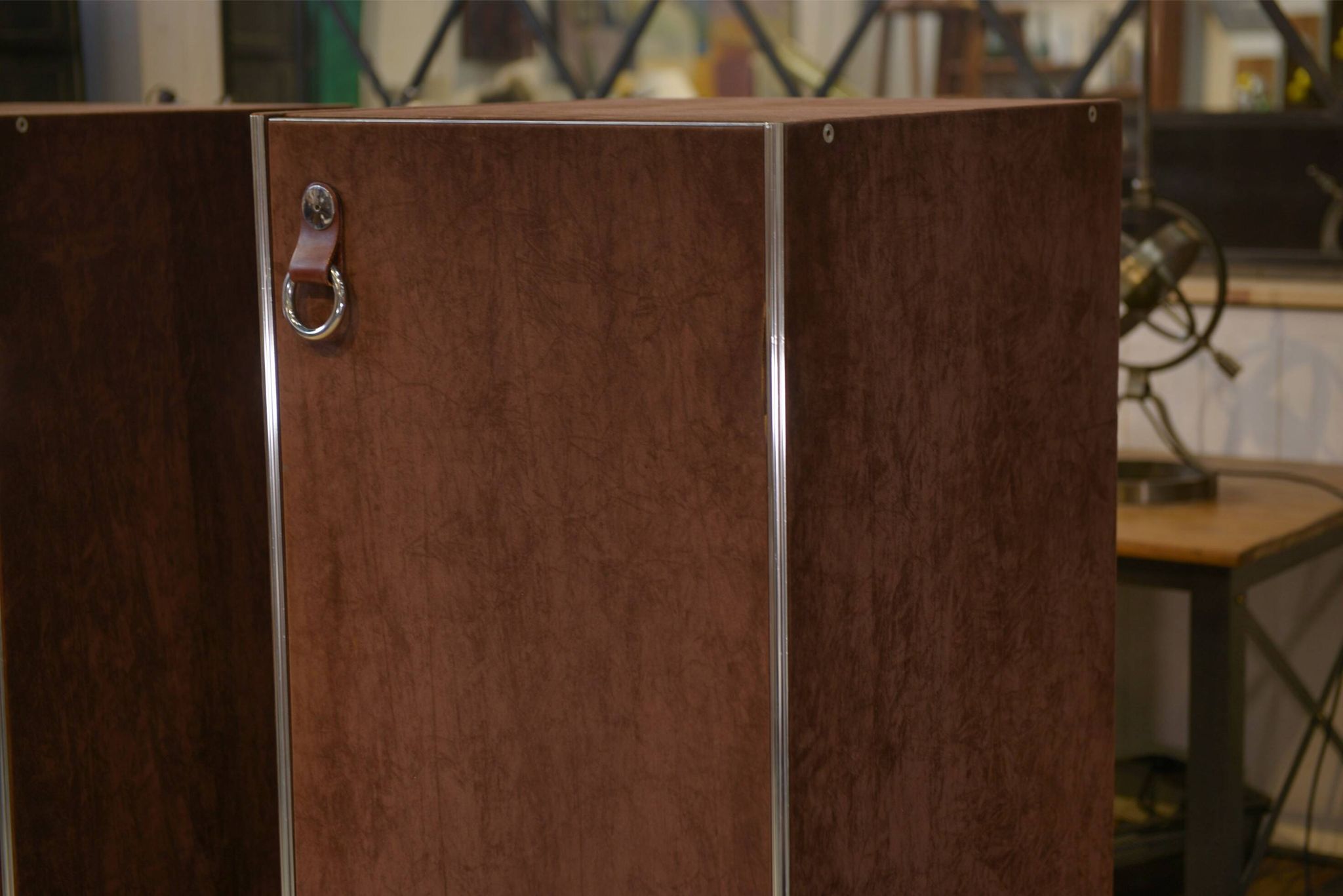 Pair of cabinets by Guido Faleschini produced by Mariani for Hermès 1970s