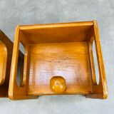 2 modular wooden children's chairs