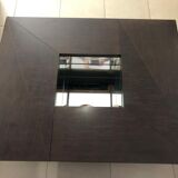 Table basse designer Paul Michel bois noyer