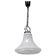 1970s Czechoslovak Mid-Century Glass Pendant Lamp with Marbled Shade