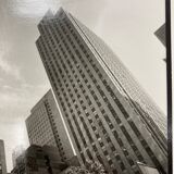 Signed photograph of Rockefeller Center