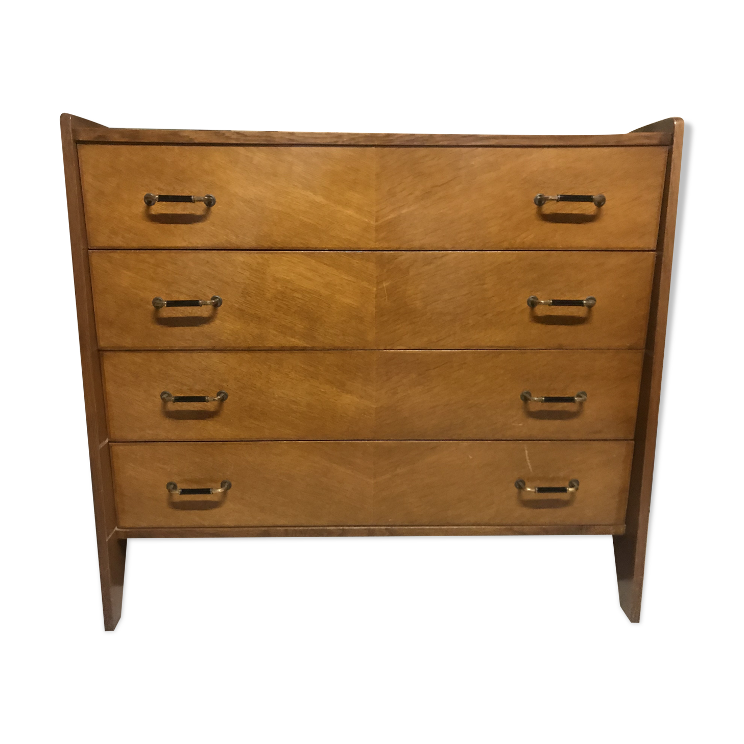 Vintage oak chest of drawers 1970