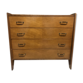 Commode vintage chêne 1970