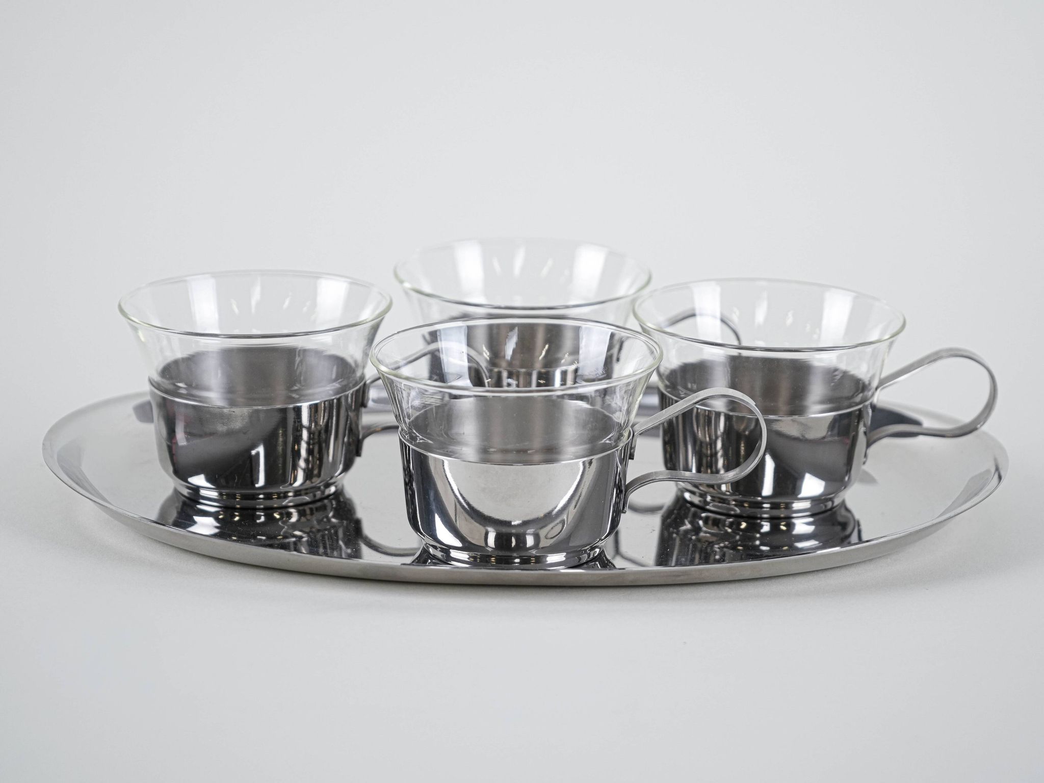 Serving set, Italian design, 1970s, made in Italy
