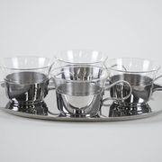 Serving set, Italian design, 1970s, made in Italy
