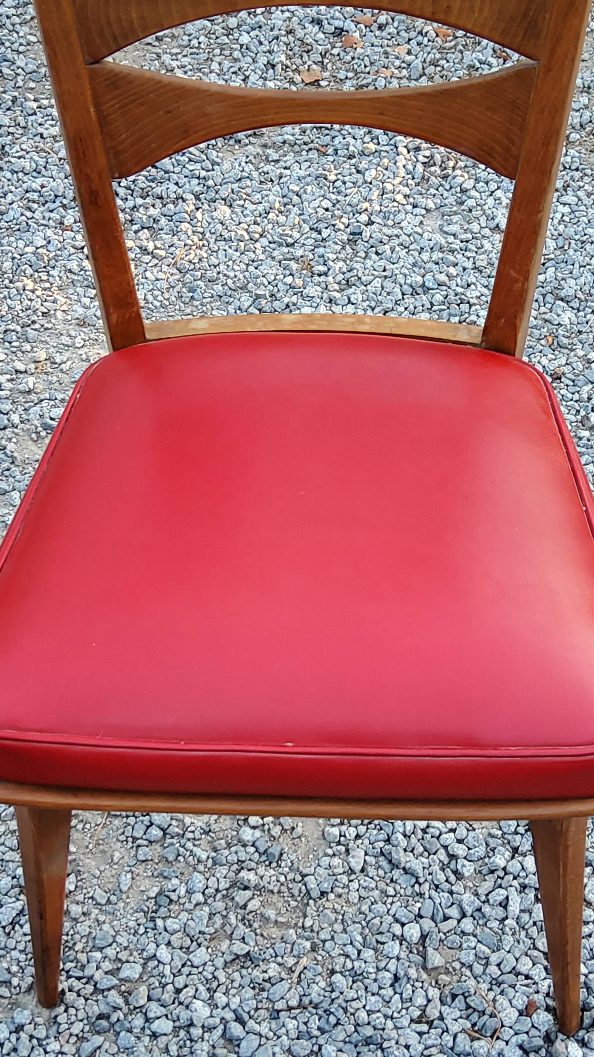Set of 6 vintage Scandinavian style chairs from the 50s