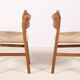 2x Børge Mogensen BM1 oak dining chairs, 1950s, Denmark