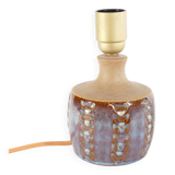 Scandinavian Modern Blue Glazed Stoneware Table Lamp, Søholm Stentøj, 1960s