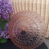 Pink glass lampshade