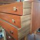 Commode années 60 pieds compas