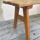 Old wooden school bench 50s