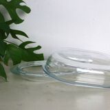 Joli beurrier ancien ou boite en verre, Pyrex, vintage