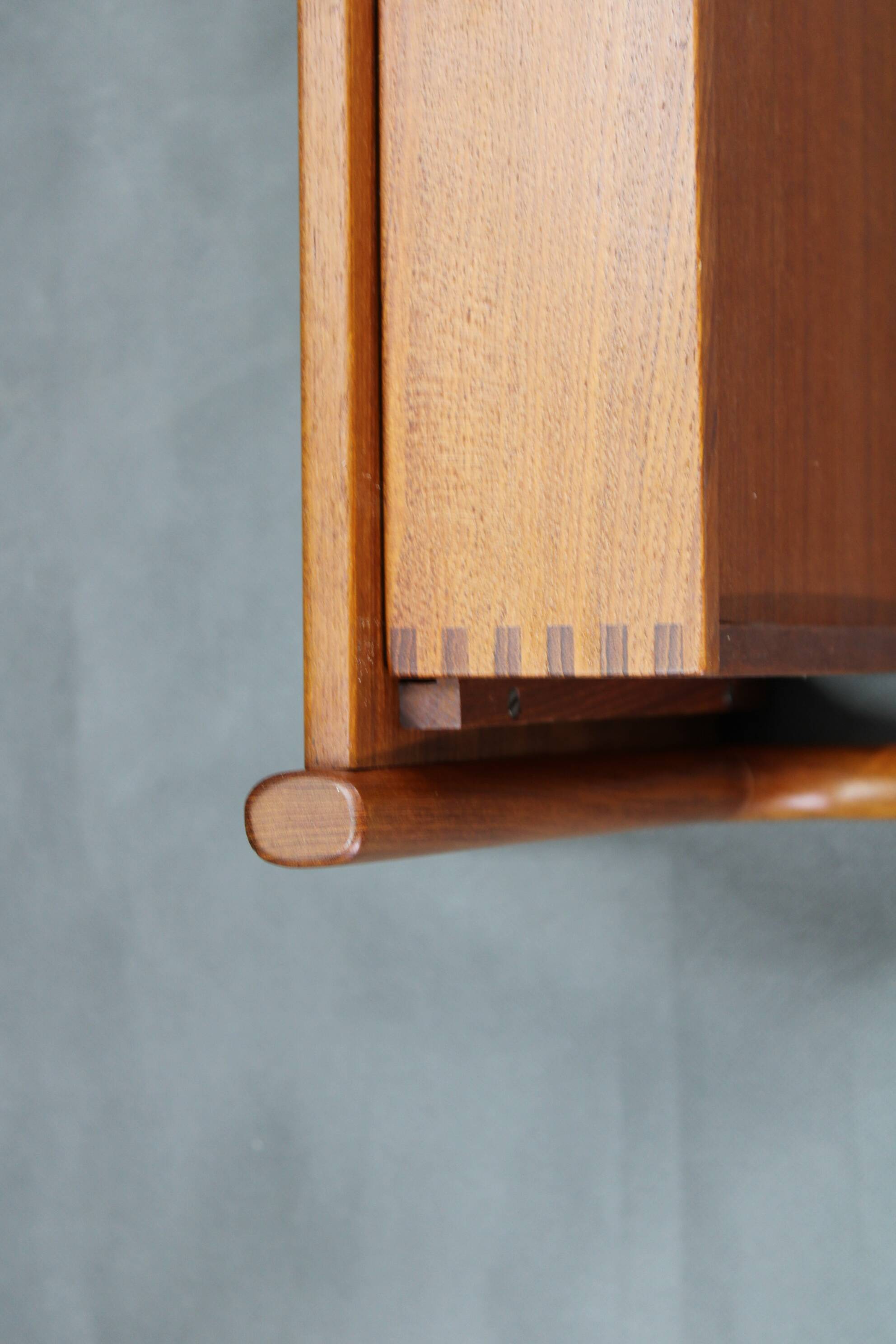 1950s pair of rare Borge Mogensen teak floating night stands by Dyrlund Denmark