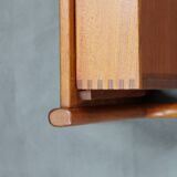 1950s pair of rare Borge Mogensen teak floating night stands by Dyrlund Denmark