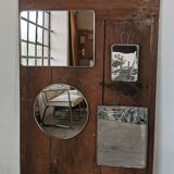 Set of 4 barber mirrors