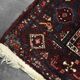 Vintage handwoven Hamadan oriental rug, Middle East, 1960s.