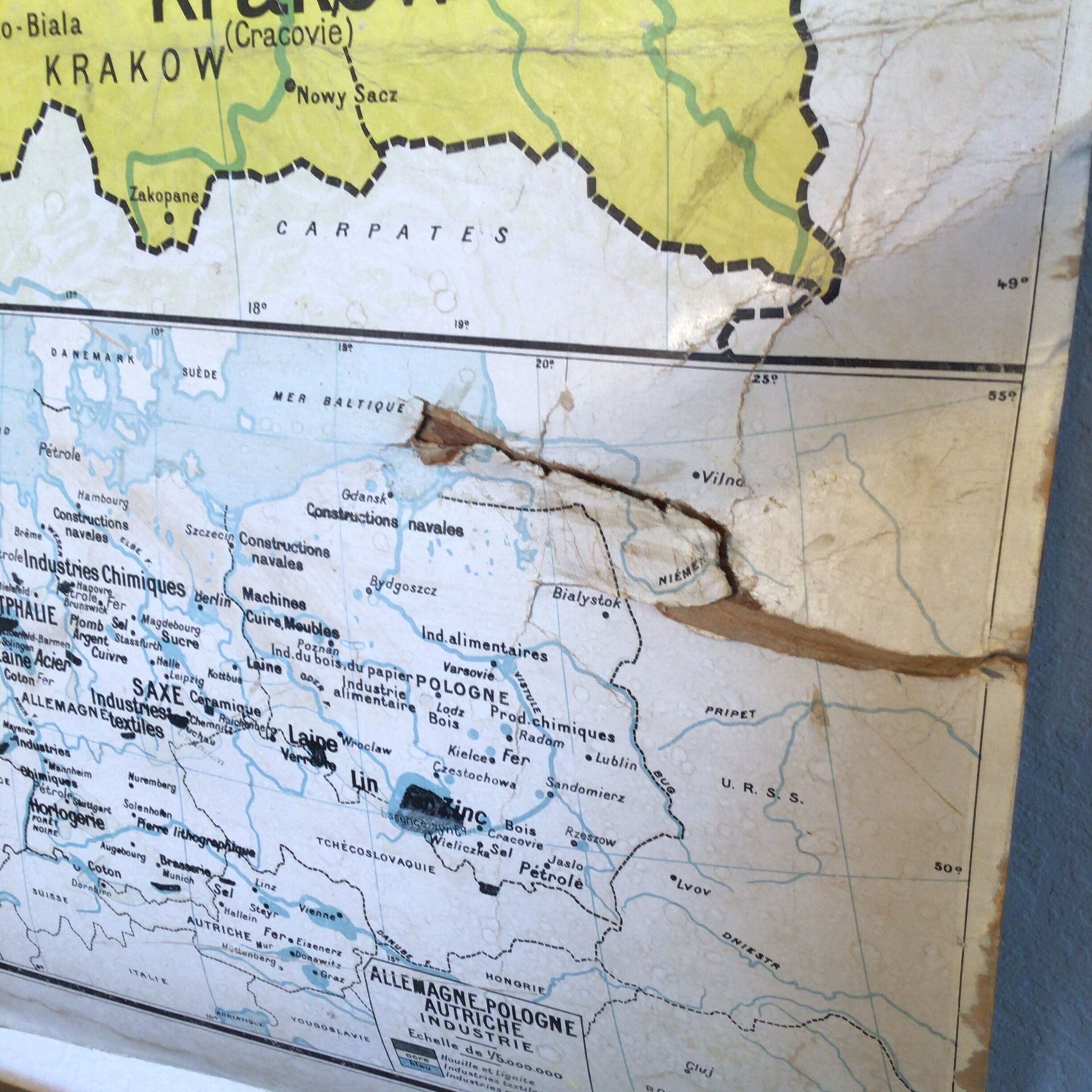 Carte vidal lablache allemagne