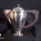 Art Deco silver-plated coffee and tea service, stamped.