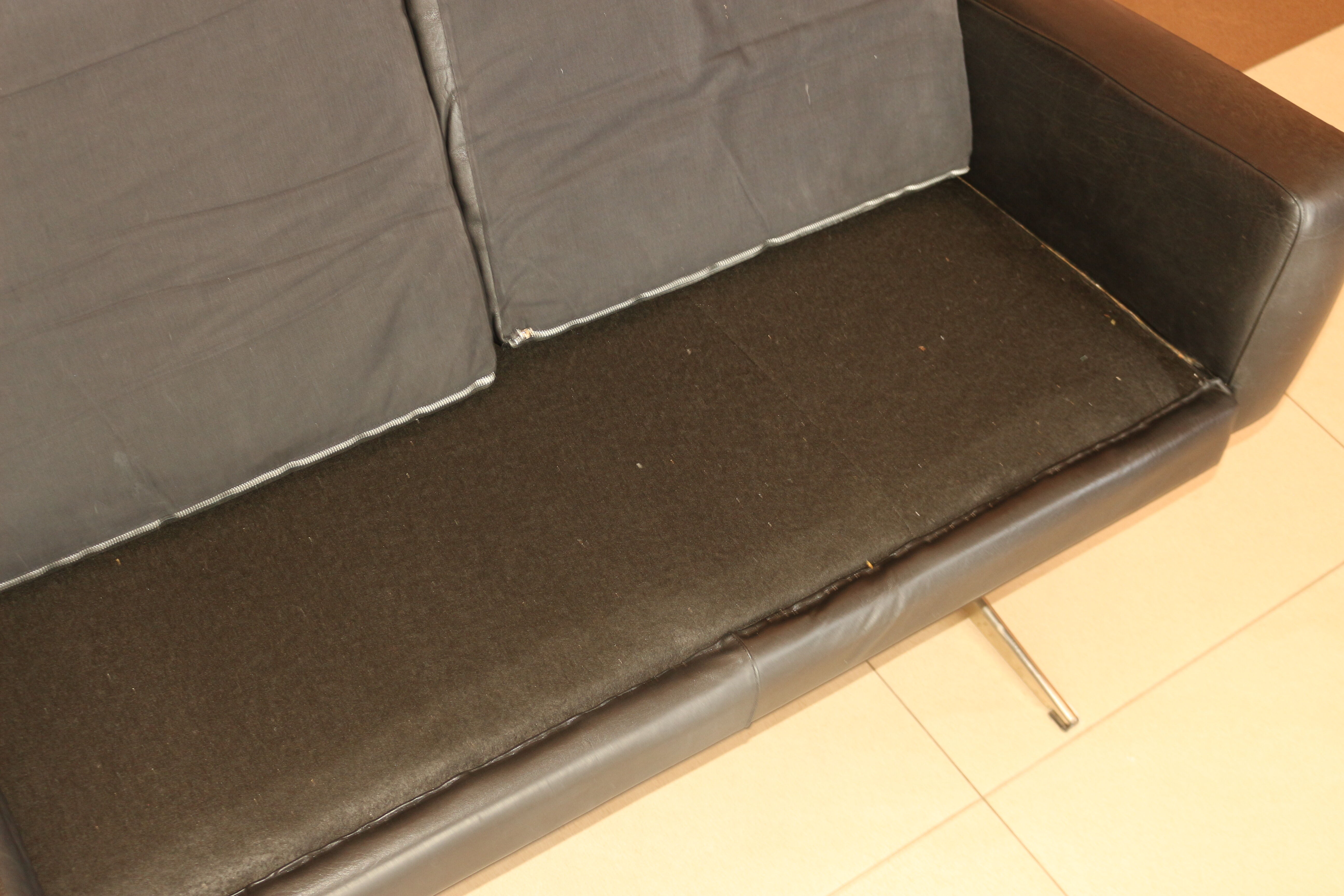 Mid-century danish leather sofa from Skjold Sørensen, 1960s