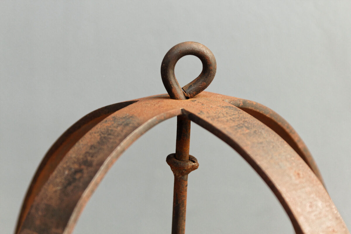 Wrought iron kitchen utensil holder