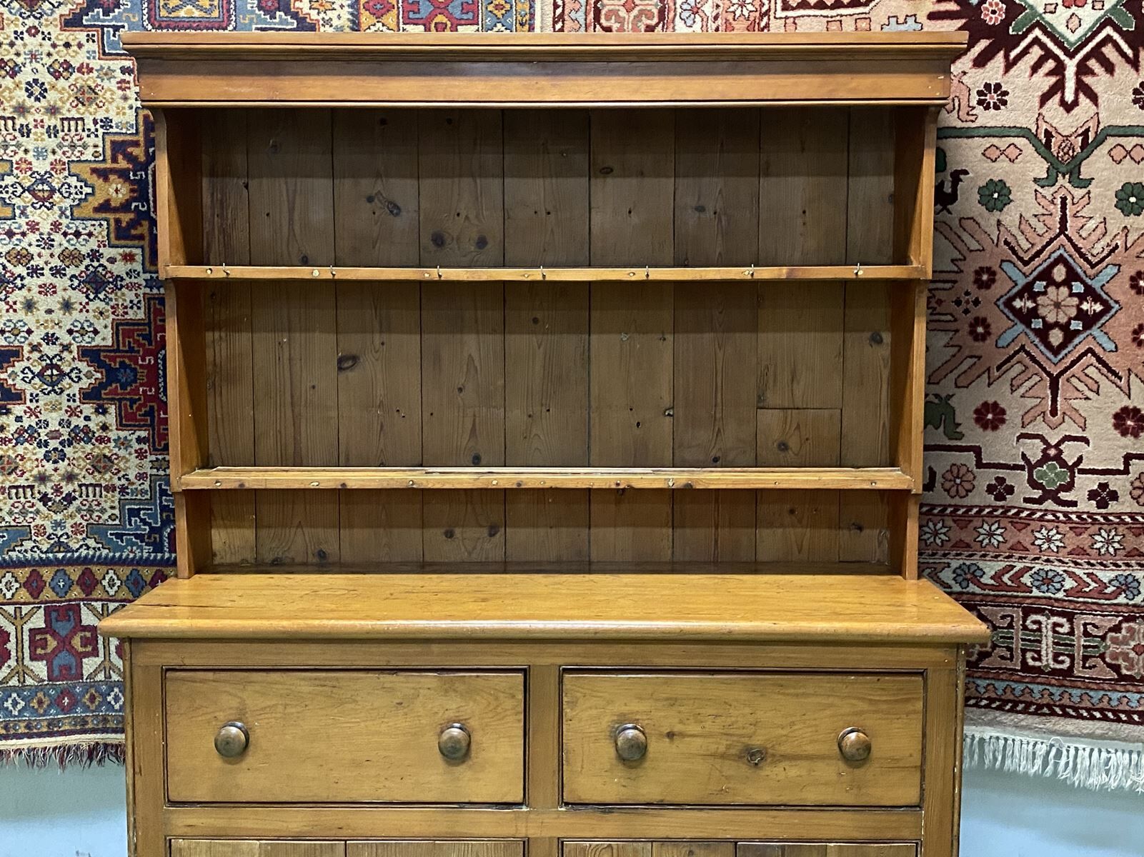English buffet in early 20th century pine