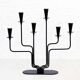 Scandinavian candle holder ystad metal 1960