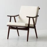 Boucle armchairs, Boomerang model 60s