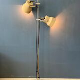 Lampadaire beige Dijkstra de style Space Age du milieu du siècle