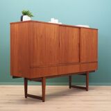 Teak highboard, Danish design, 1960s, production: Denmark