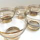 Set of 8 Glasses Coupes Bowls Champagne Alcohol Vintage Crystal Design