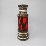1970s Stunning Original Big Scheurich Lava Vase 205-32