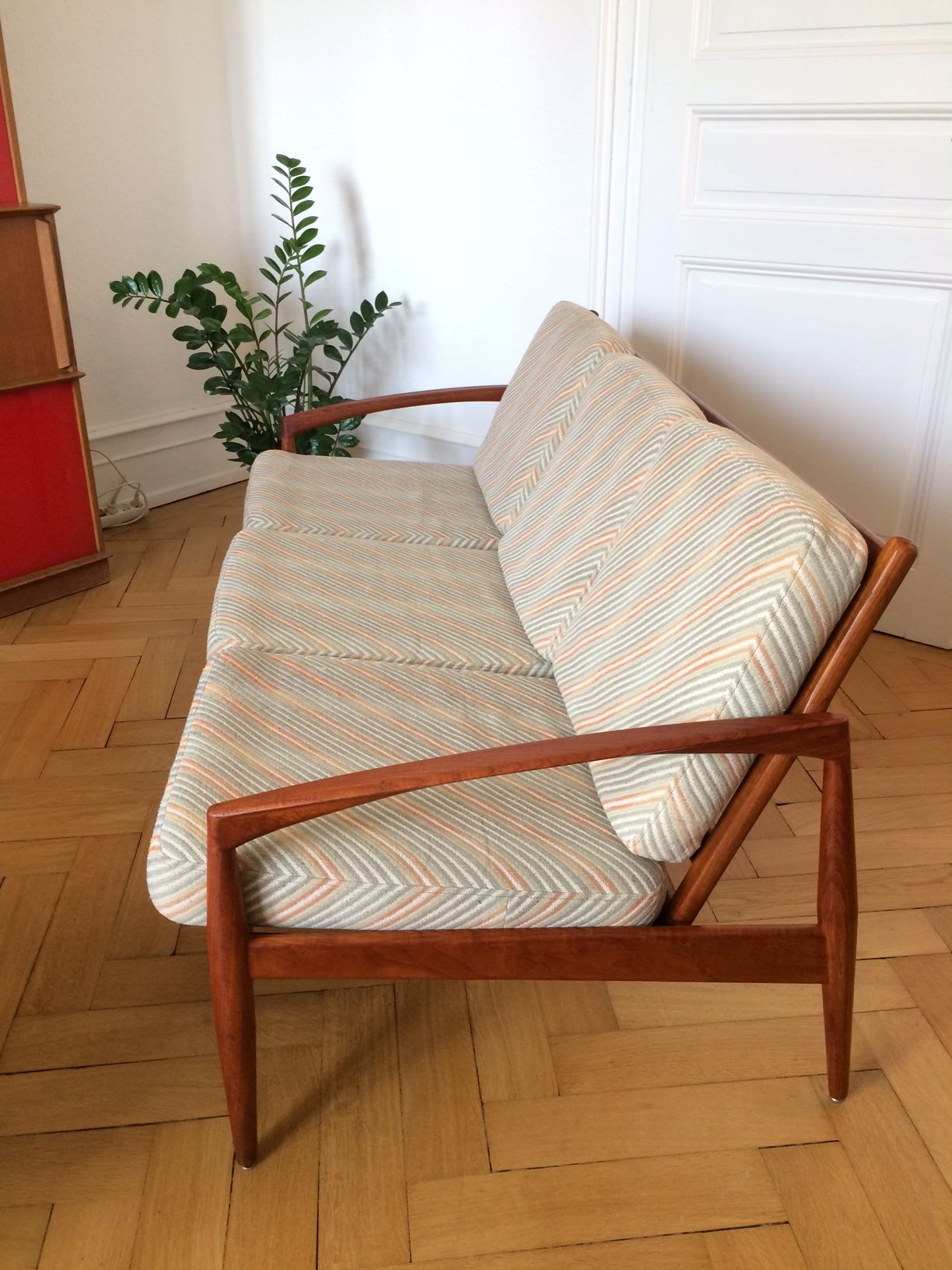 Danish sofa and armchair from the 1950s by Kaï Kristiansen