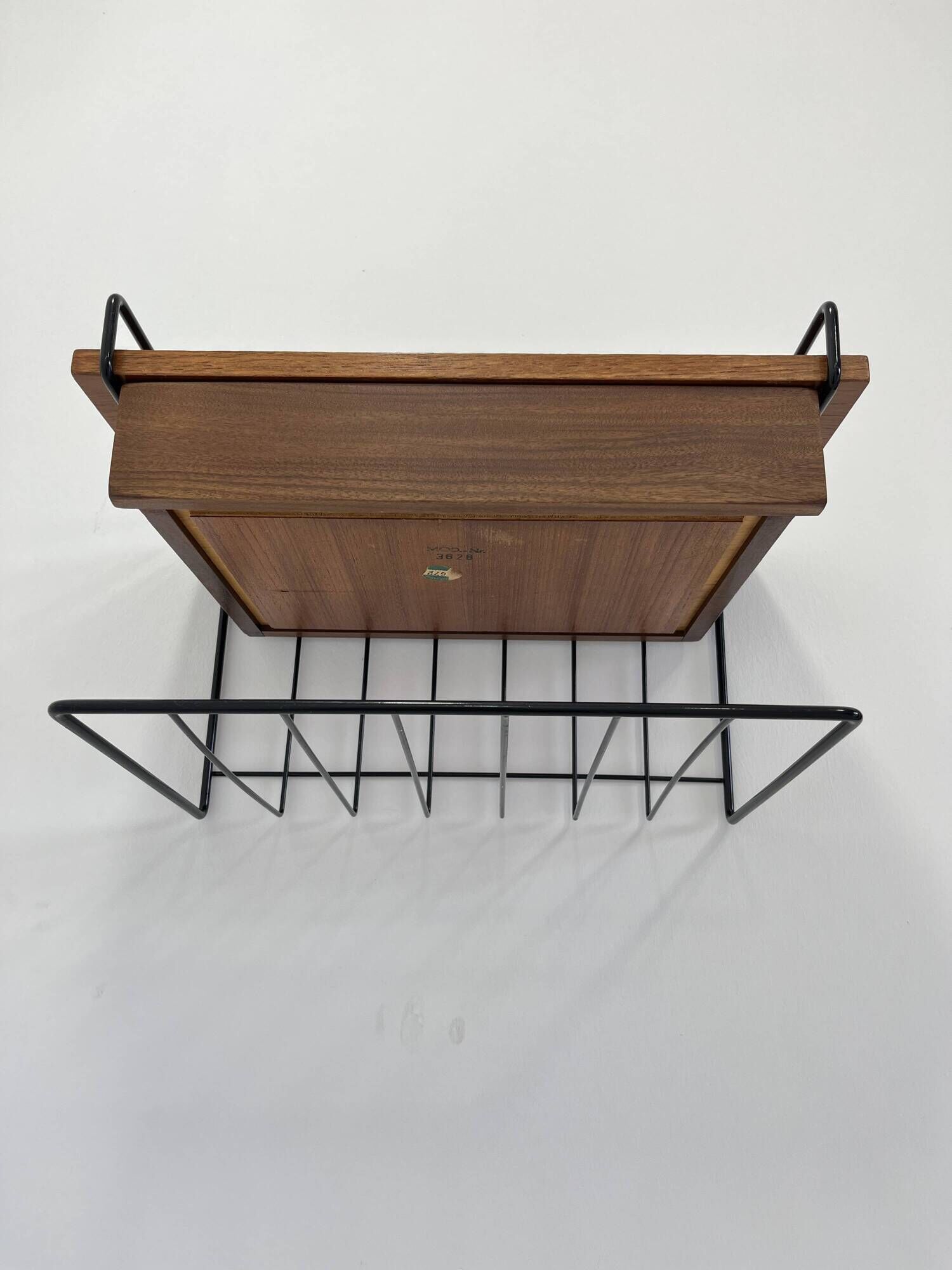 Vintage Mid-Century Modern Teak  Wall Shelf, Germany 1960s/