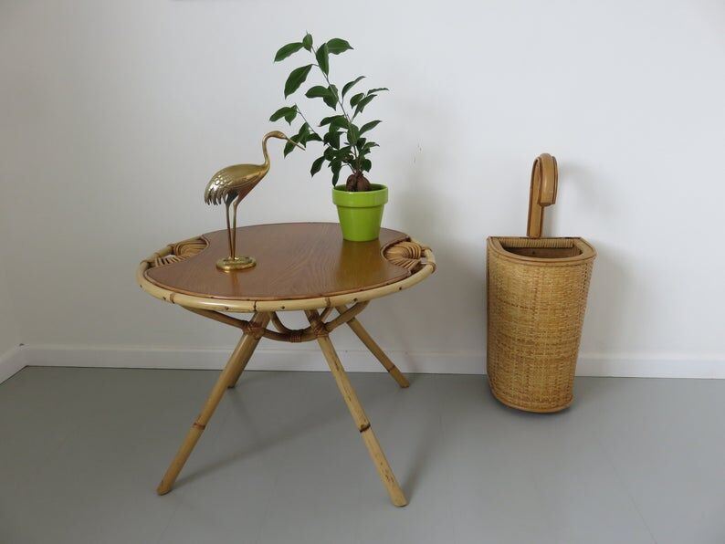 Bamboo rattan umbrella holder 60/70